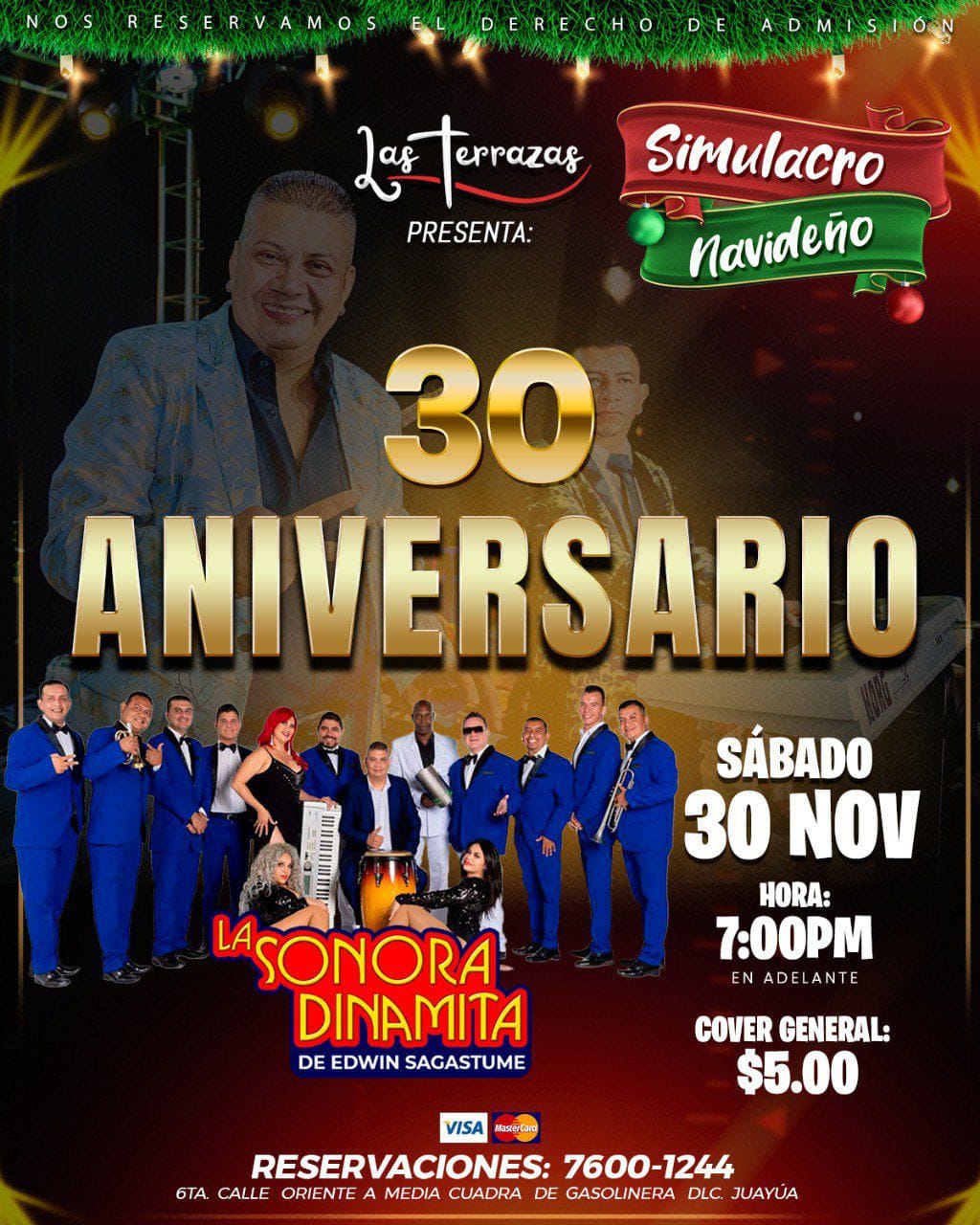 Simulacro Navideño En Las Terrazas Juayúa