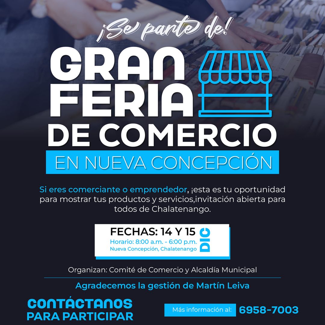  Feria de Comercio en el Distrito de Nueva Concepción