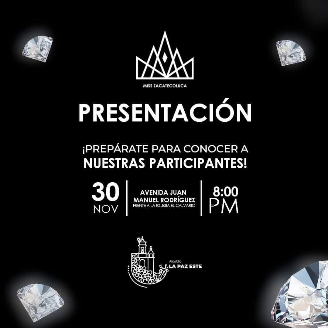 Presentación De Miss Zacatecoluca