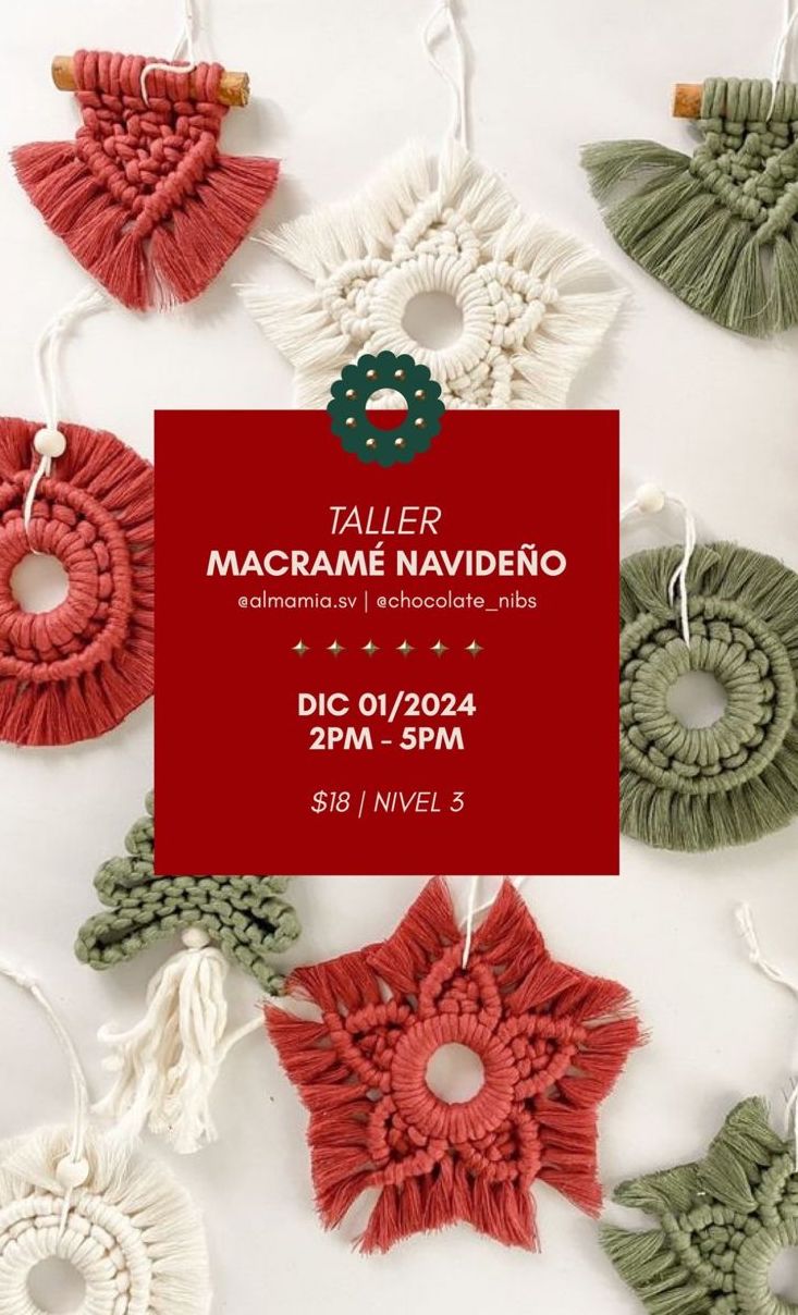 TALLER MACRAMÉ NAVIDEÑO