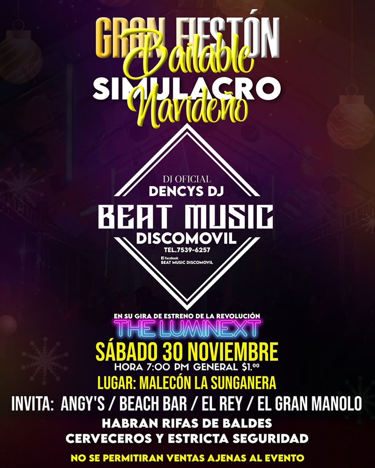 Gran Fieston Bailable, Simulacro Navideño 