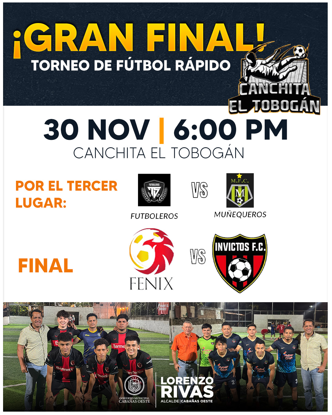 GRAN FINAL DEL TORNEO DE FÚTBOL RAPIDO
