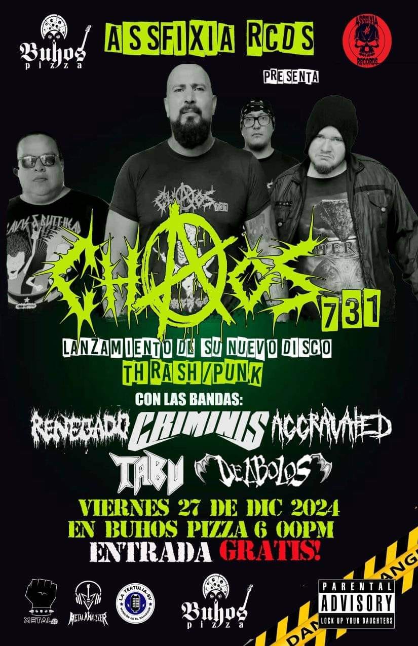 Lanzamiento del nuevo disco de Chaos 731