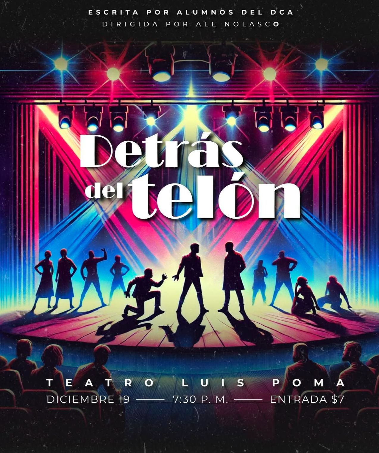 Obra de Teatro Detrás del telón 