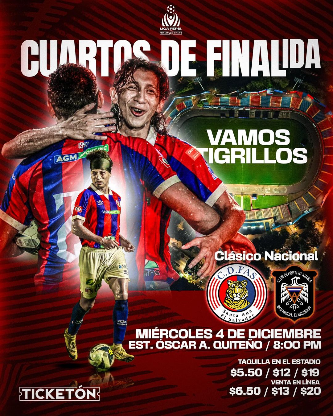 C.D ÁGUILA vs Club Deportivo FAS