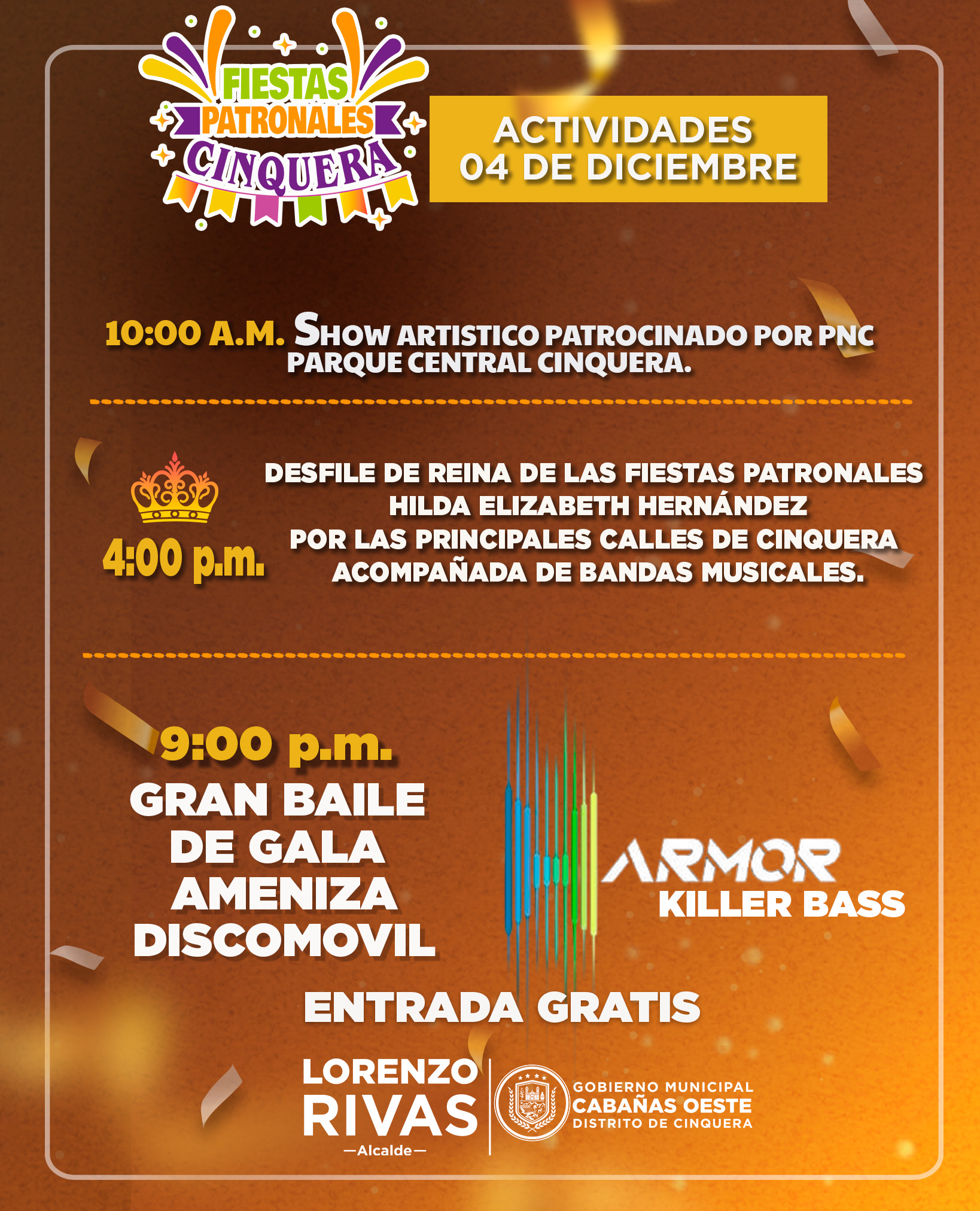 Actividades de Cabañas Oeste 