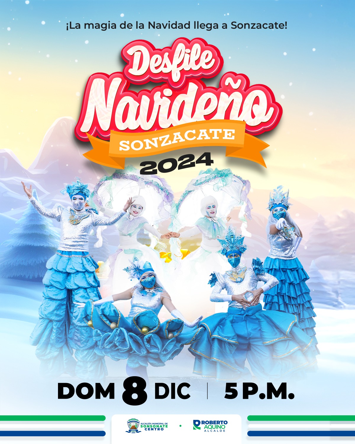 Desfile Navideño en Sonzacate 