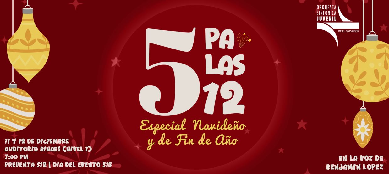 5 pa las 12 Especial Navideño y de Fin de Año