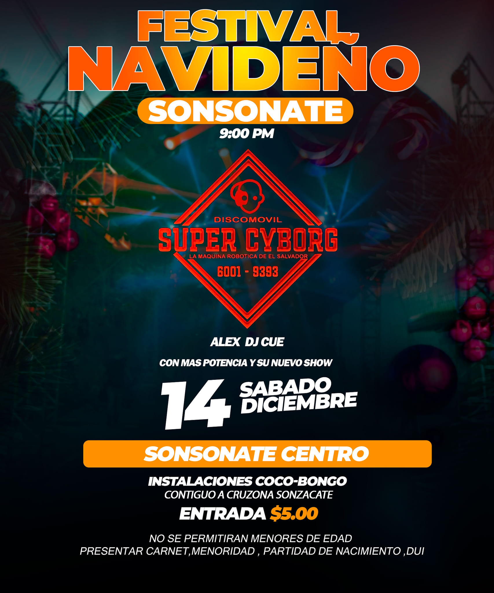Festival Navideño en Sonsonate 