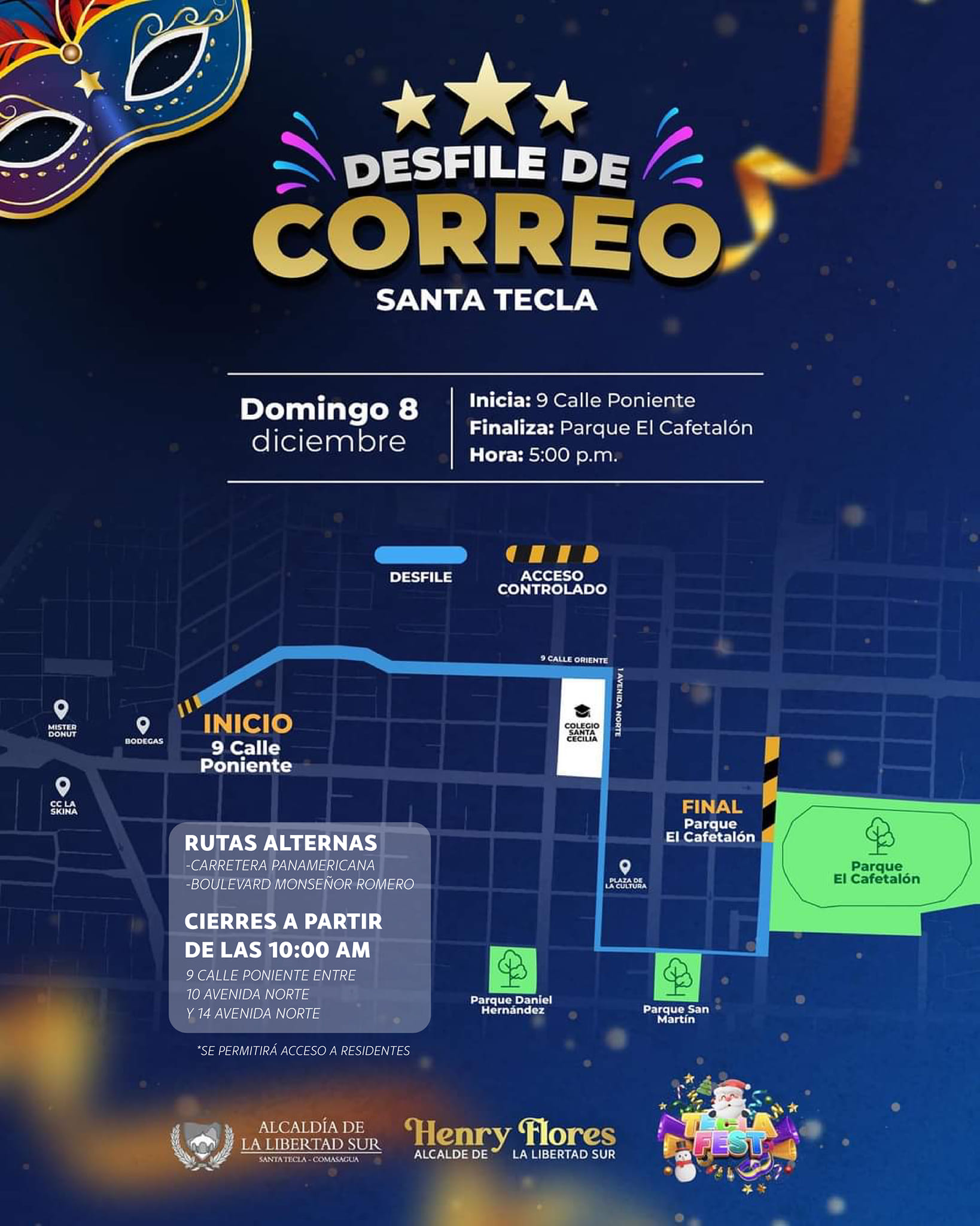 Desfile De Correo De Santa Tecla