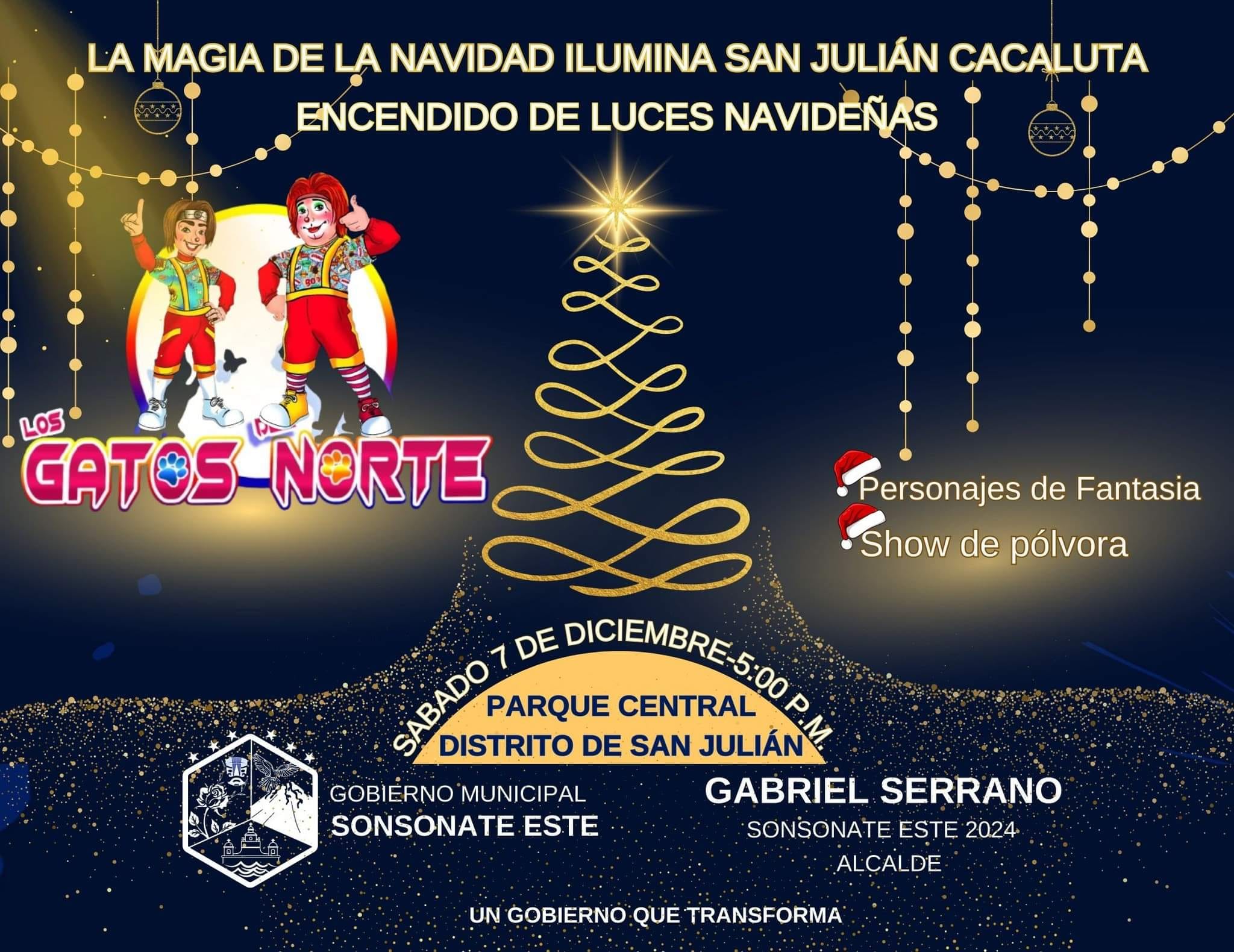 ¡LA MAGIA DE LA NAVIDAD ILUMINA SAN JULIÁN ENCENDIDO DE LUGES NAVIDEÑAS!