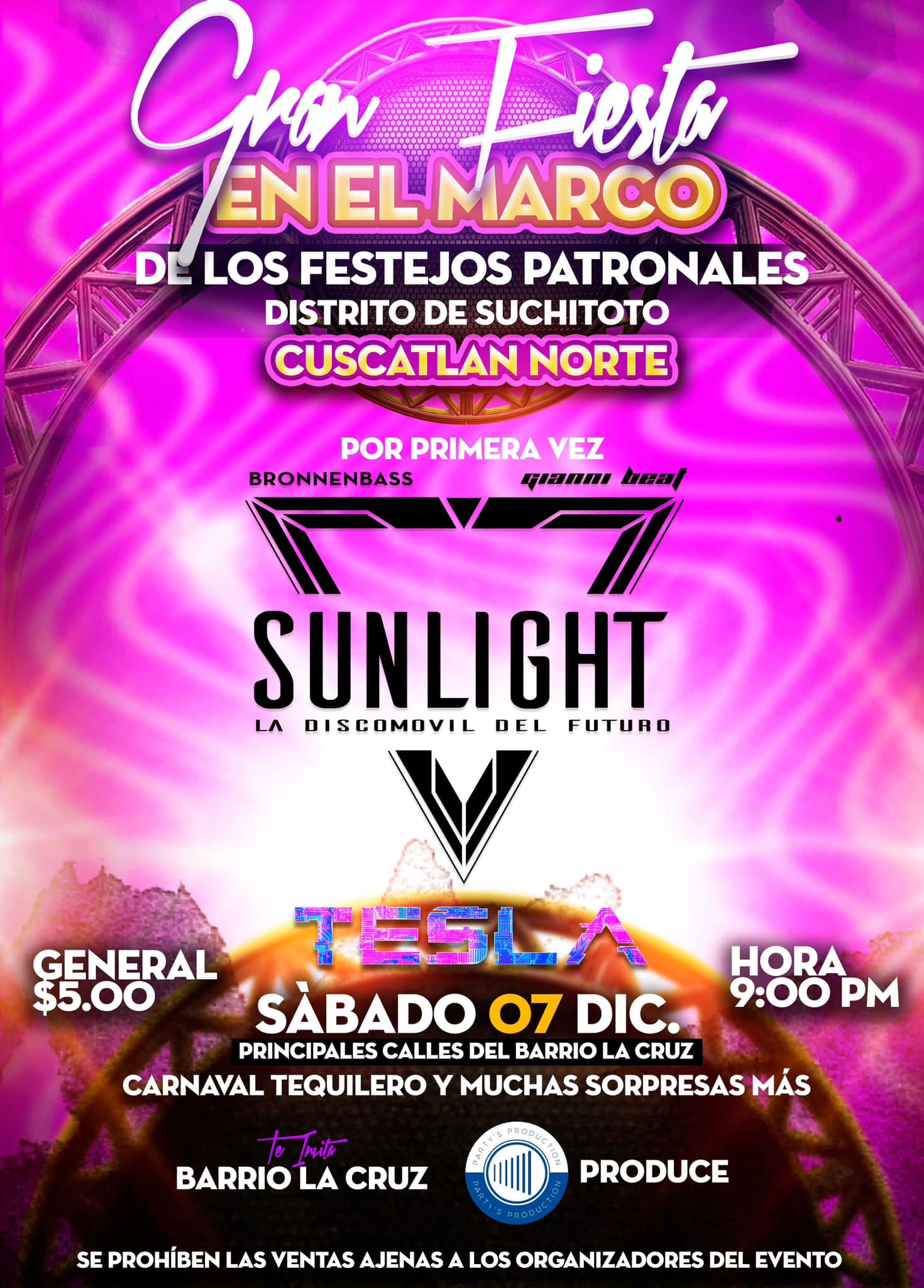 Gran Fiesta En El Marco De Las Fiestas Patronales Del Distrito de Suchitoto