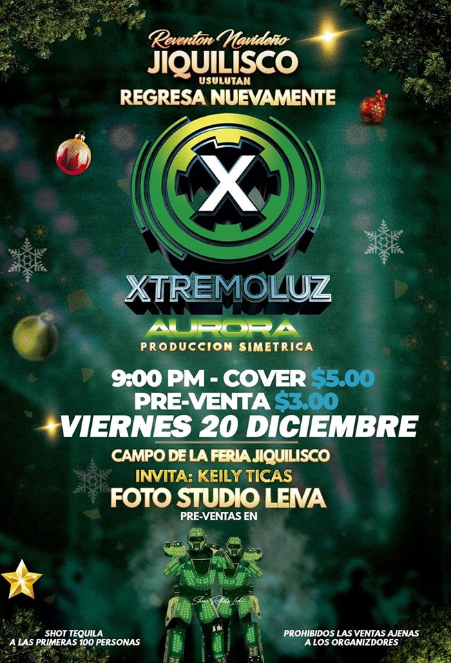 Reventore Navideño JIQUILISCO USULUTAN 