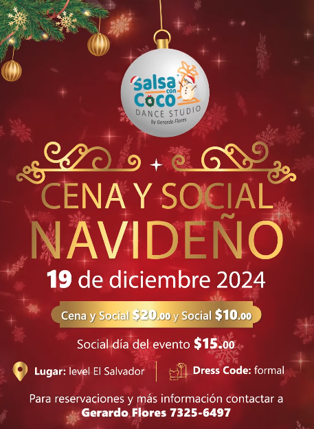 CENA Y SOCIAL NAVIDENO