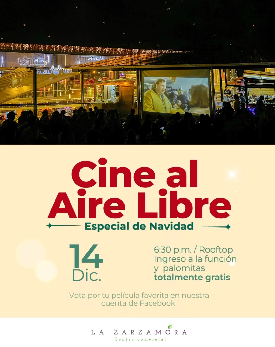 Cine al Aire Libre Especial Navideño