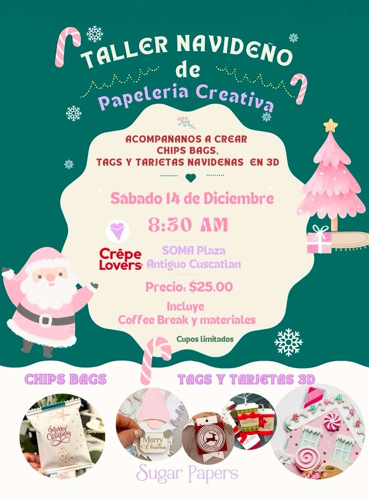 Taller Navideño de Papeleria Creativa