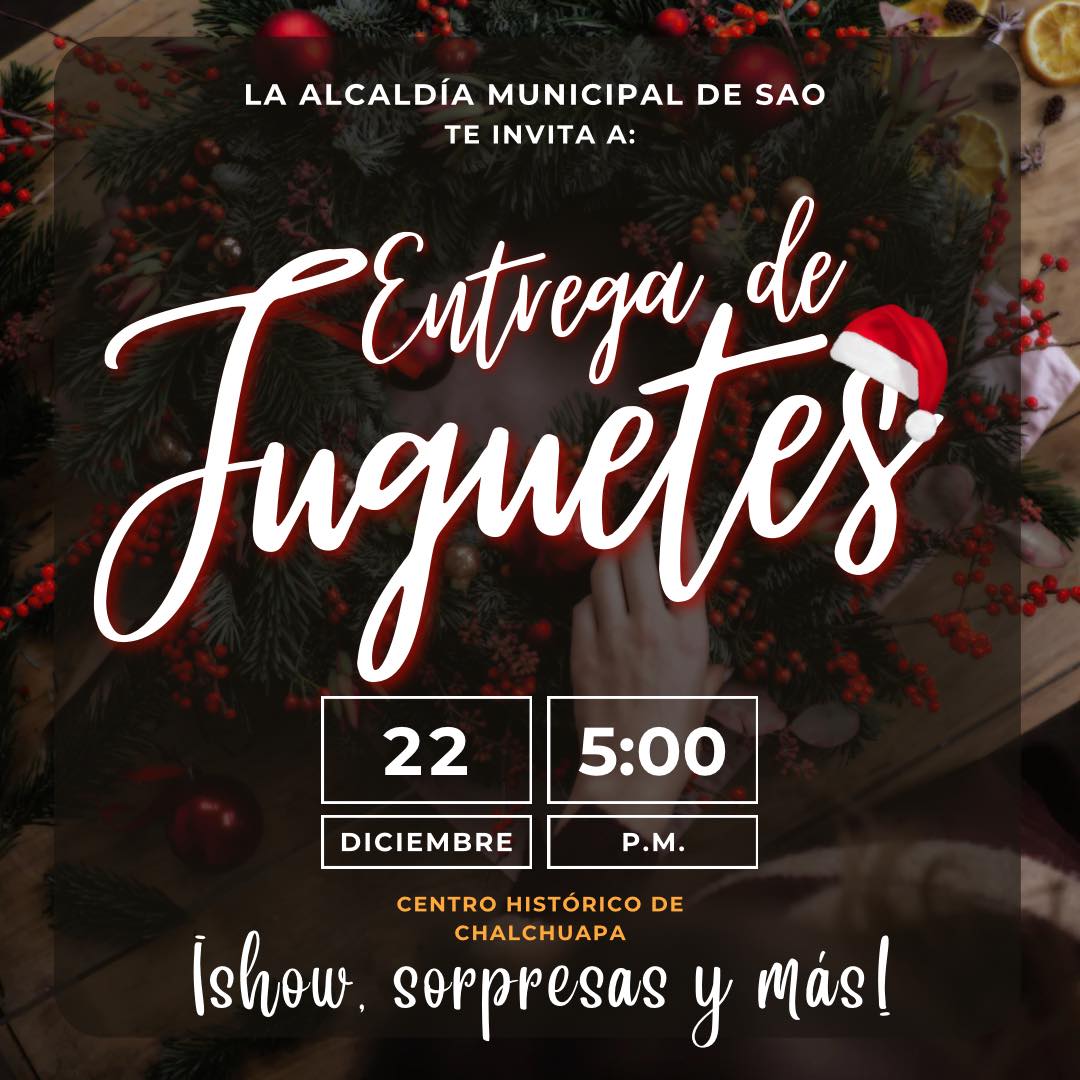 Entrega de juguetes para todos los niños de SAO