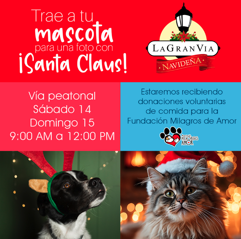 Foto De Santa Claus Con Tu Mascota