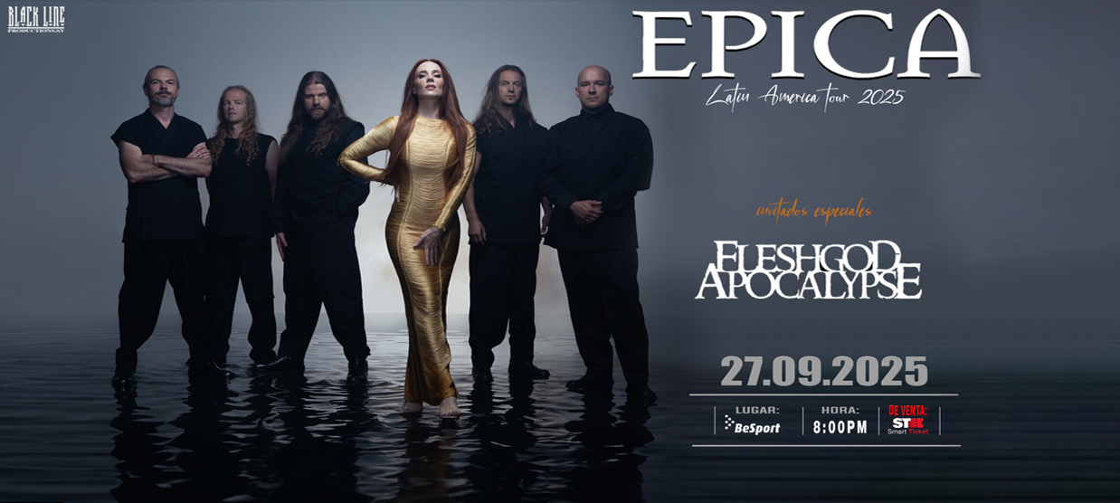 Concierto de Epica en El Salvador 2025