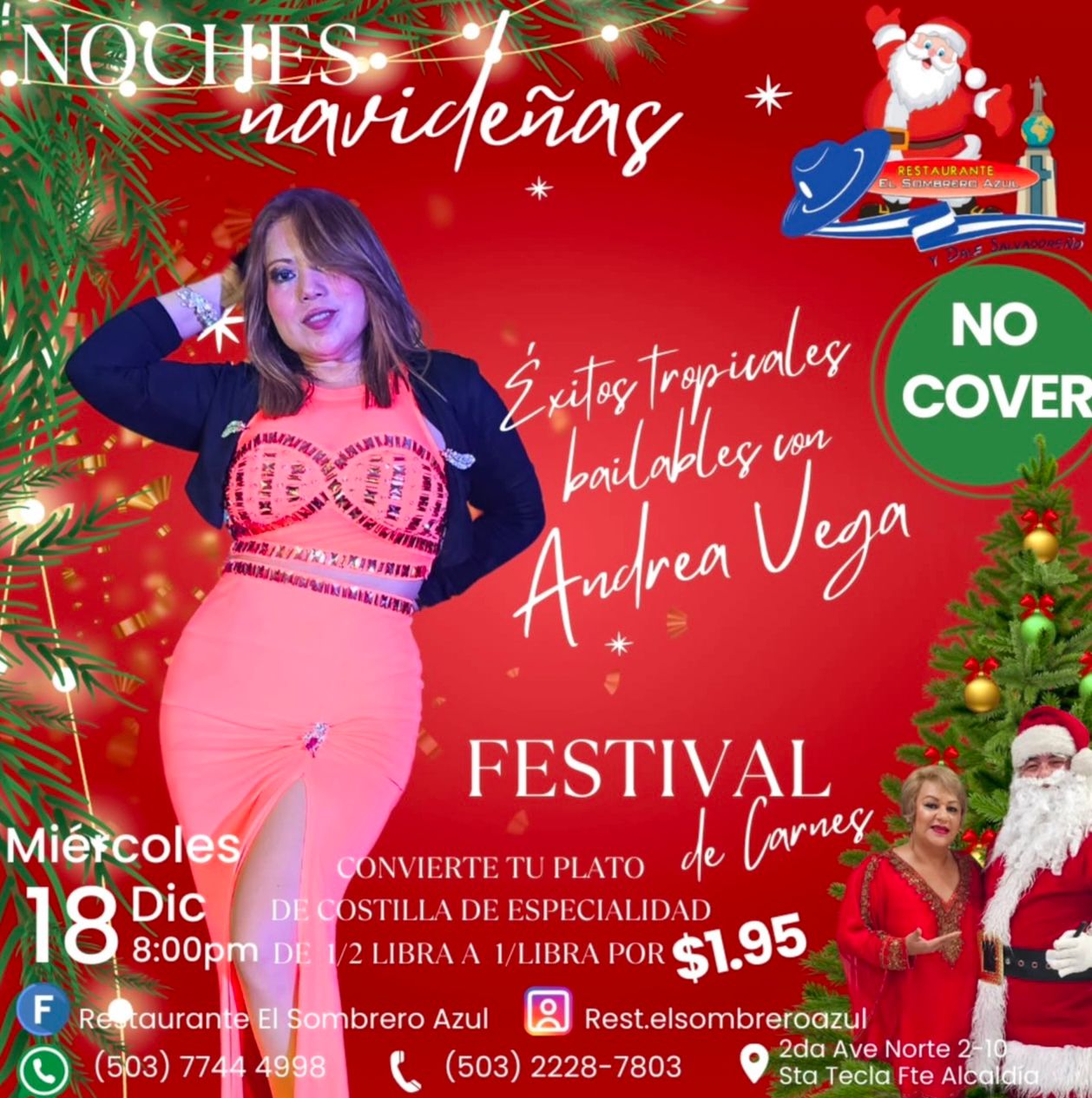 Noche Navideña con Andrea Vega 