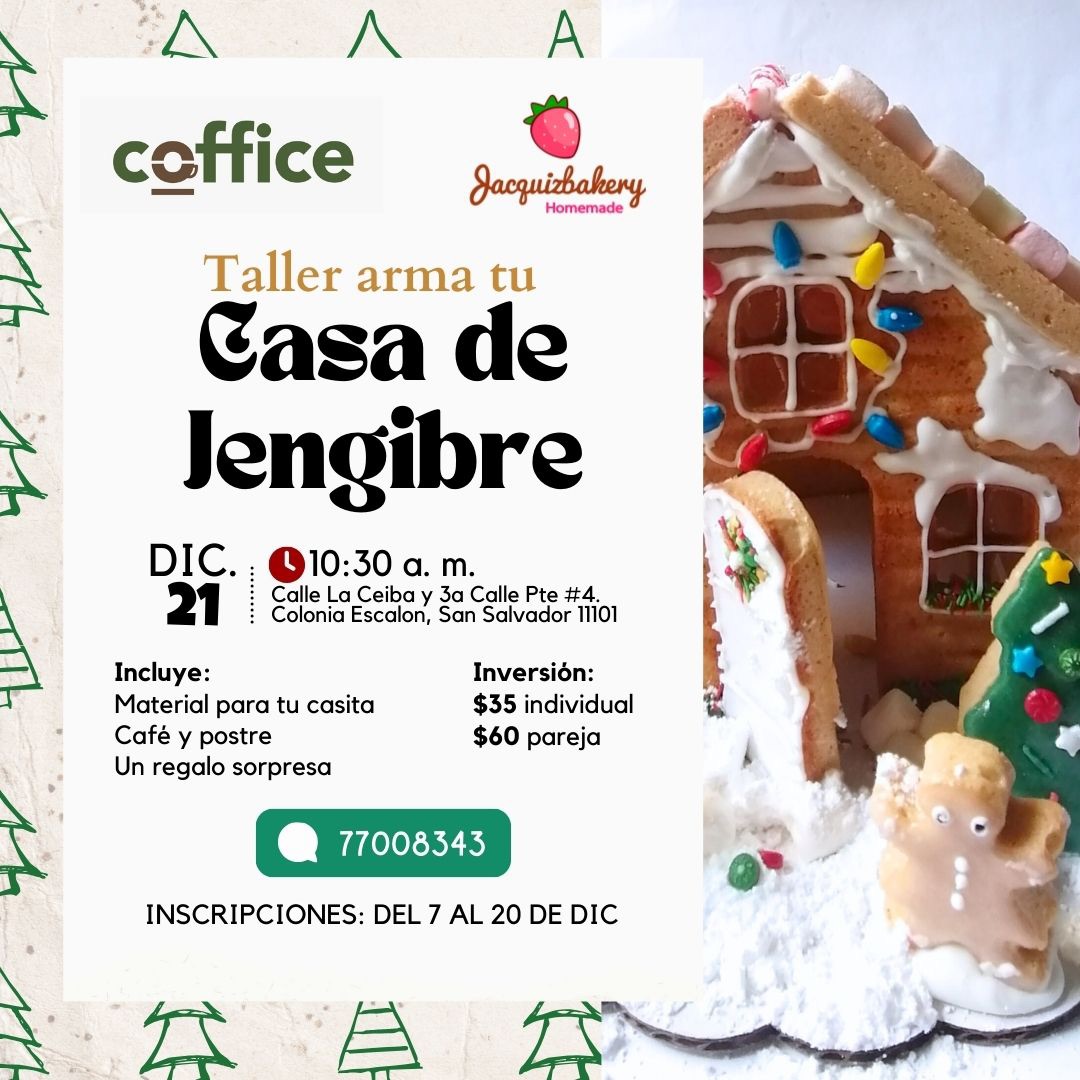 Taller de decoración casa de jengibre