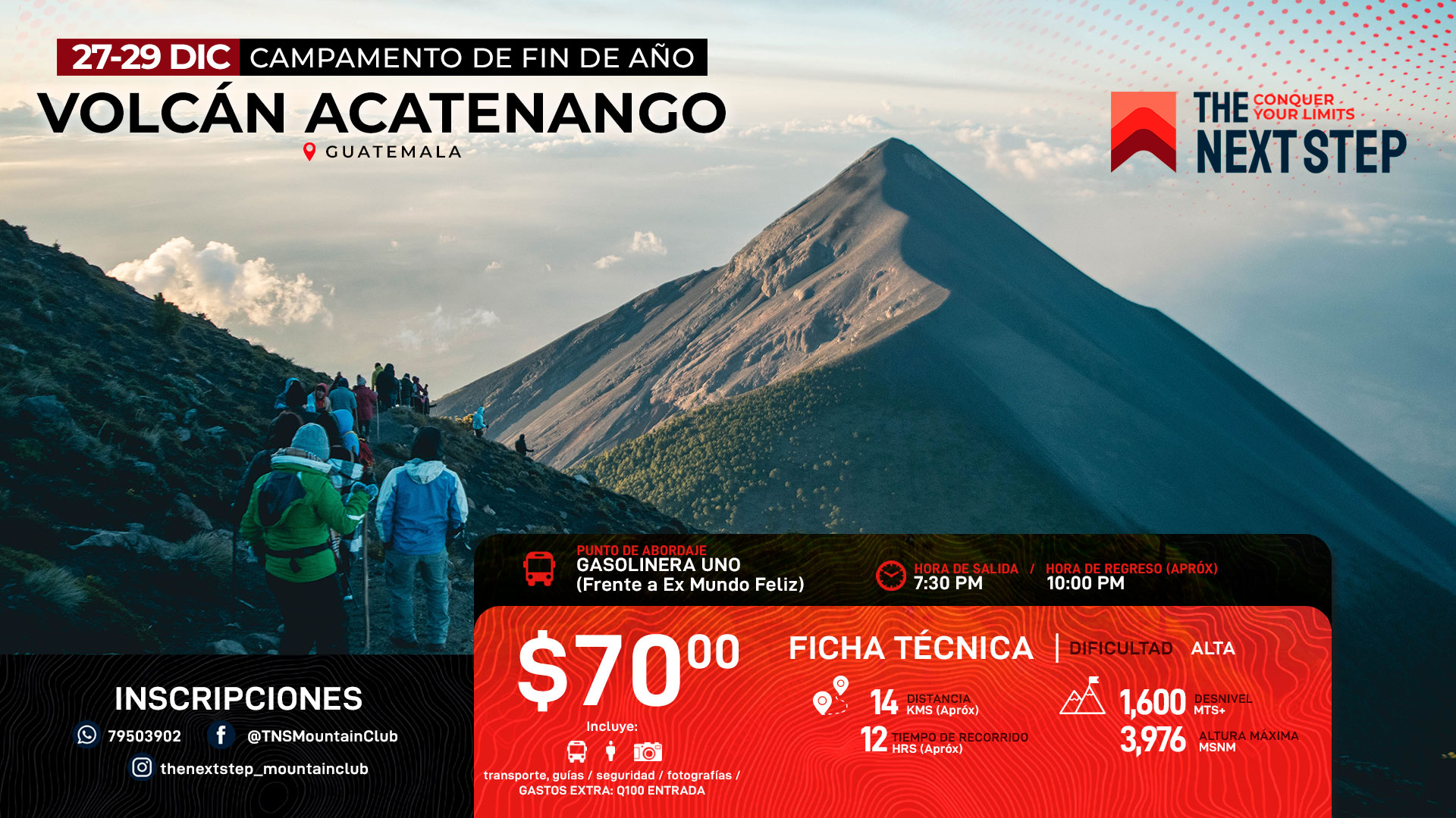 Campamento Volcán Acatenango
