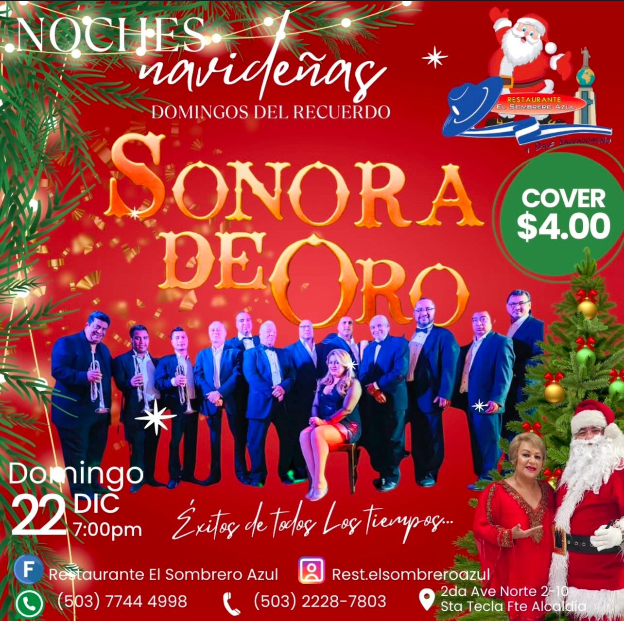 Noches Navideñas con Sonora de Oro 