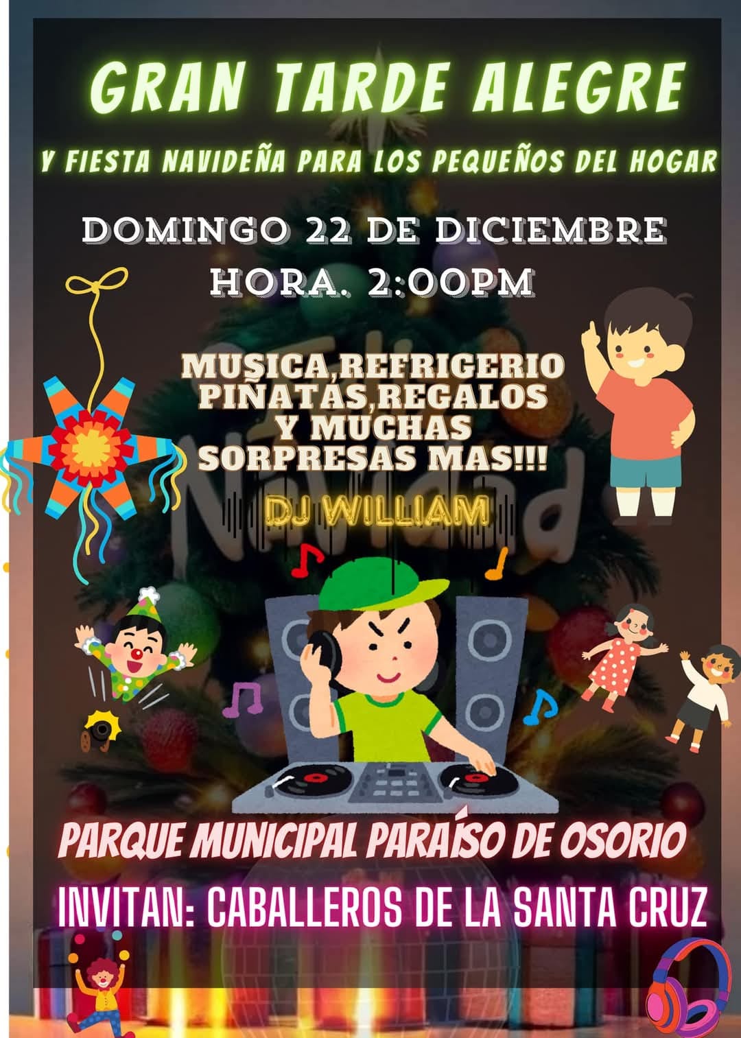 Gran Tarde Alegre y Fiesta Navideña 