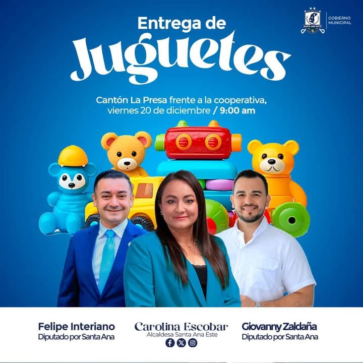 Entrega de Juguetes en Santa Ana Este 