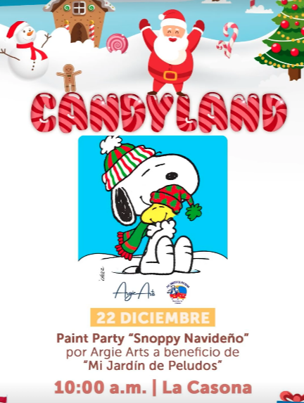 Paint Party "Snoppy Navideño"