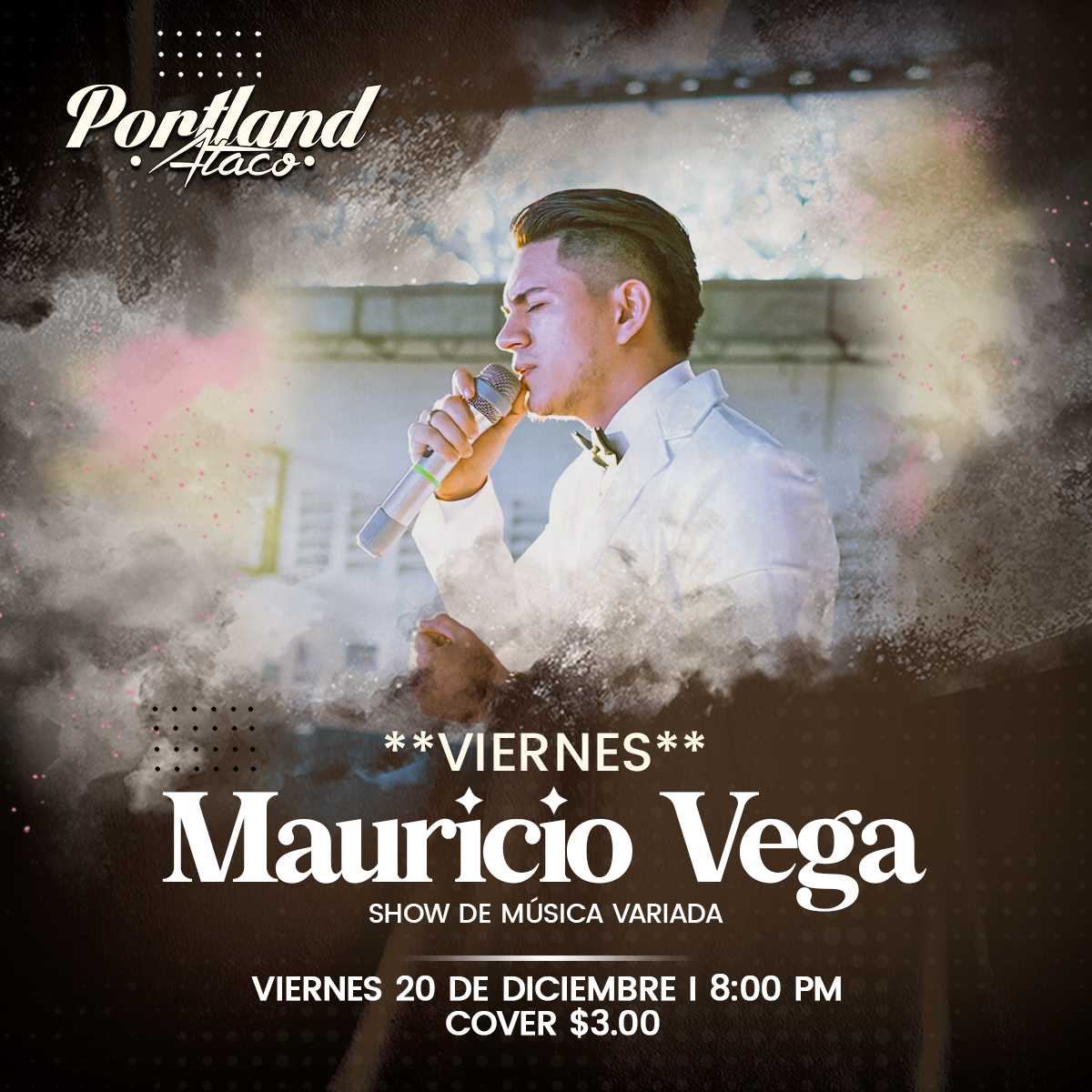 Show de música variada en Portland 