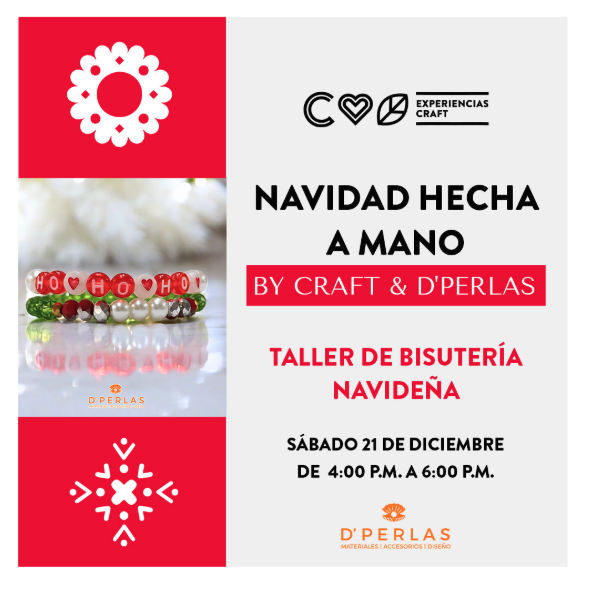 Taller de Bisutería Navideña by Craft & D'Perlas