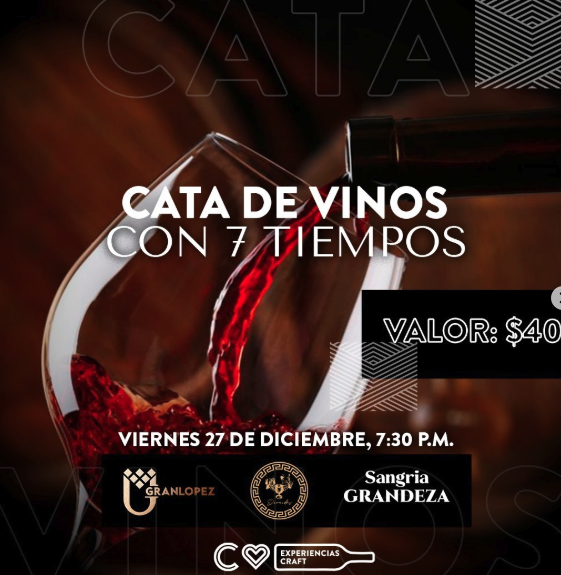 Cata de Vinos con 7 Tiempos