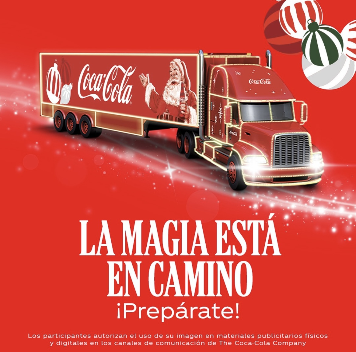 Desfile navideño de Coca Cola