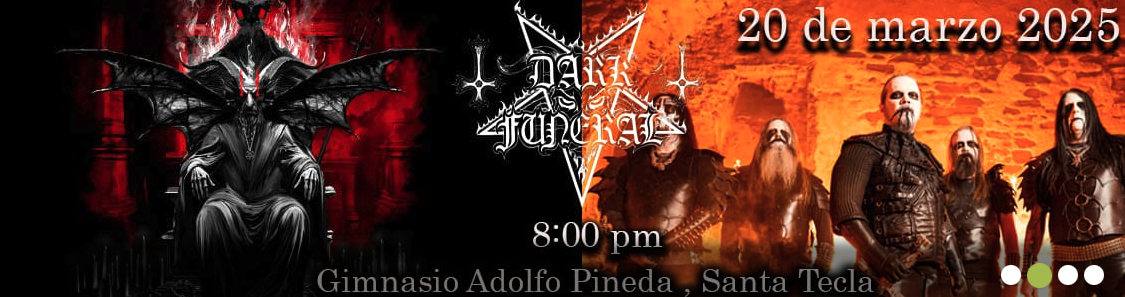 Concierto De Dark Funeral En El Salvador 2025