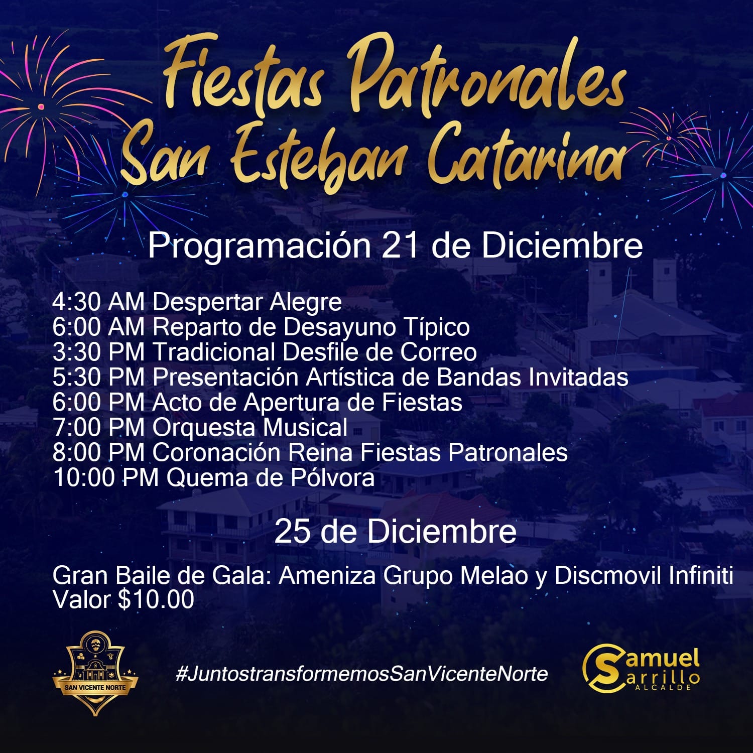 Fiestas Patronales en San Esteban Catarina 