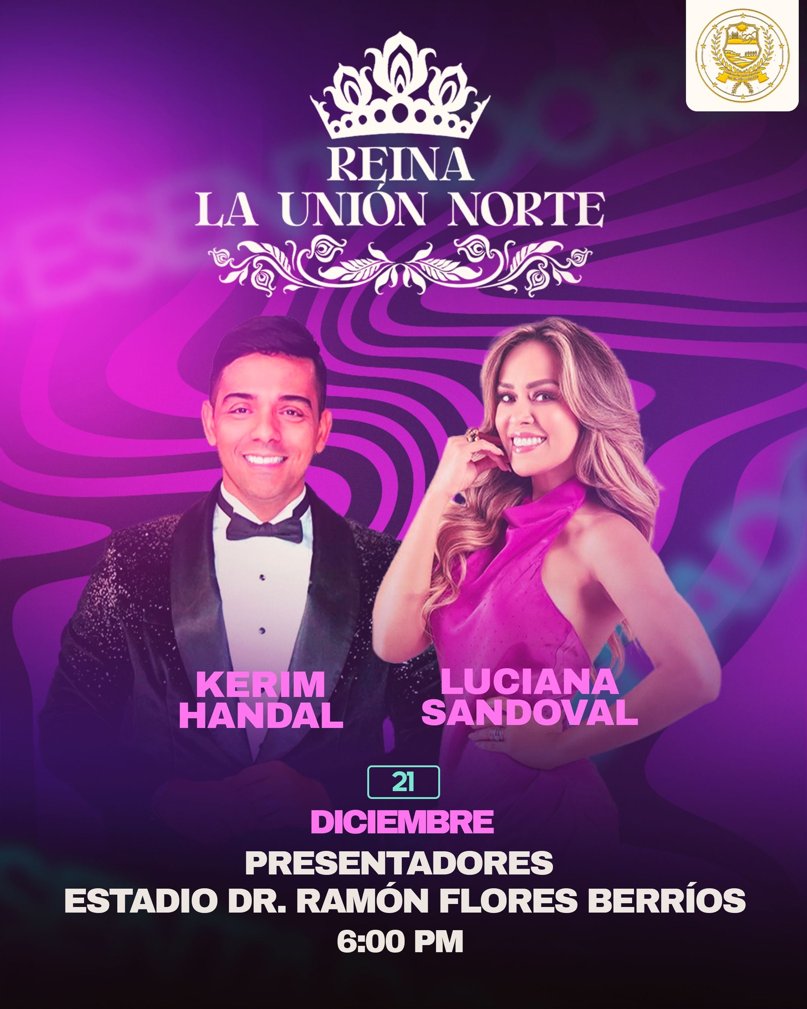 Presentadores de la Elección de la Reina de La Unión Norte