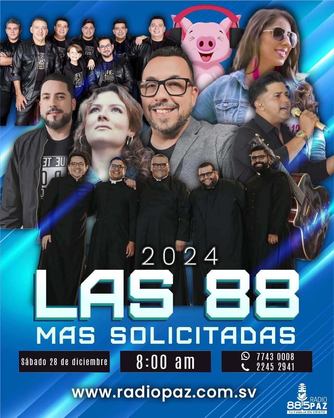Especial en Radio Las 88 Más Solicitadas del 2024 