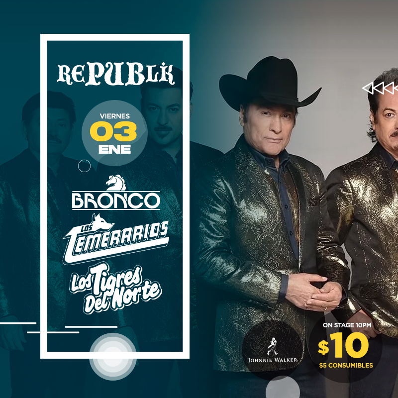 Tributo a Bronco, Los Temerarios y Los Tigres del Norte 