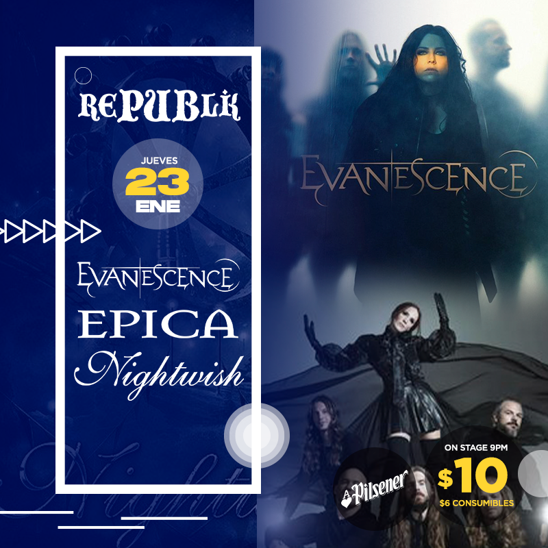 Tributo a Evanescense, Epica y Nightwish 