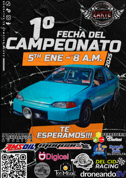 1° fecha del campeonato 2025 Zakte Raceway 