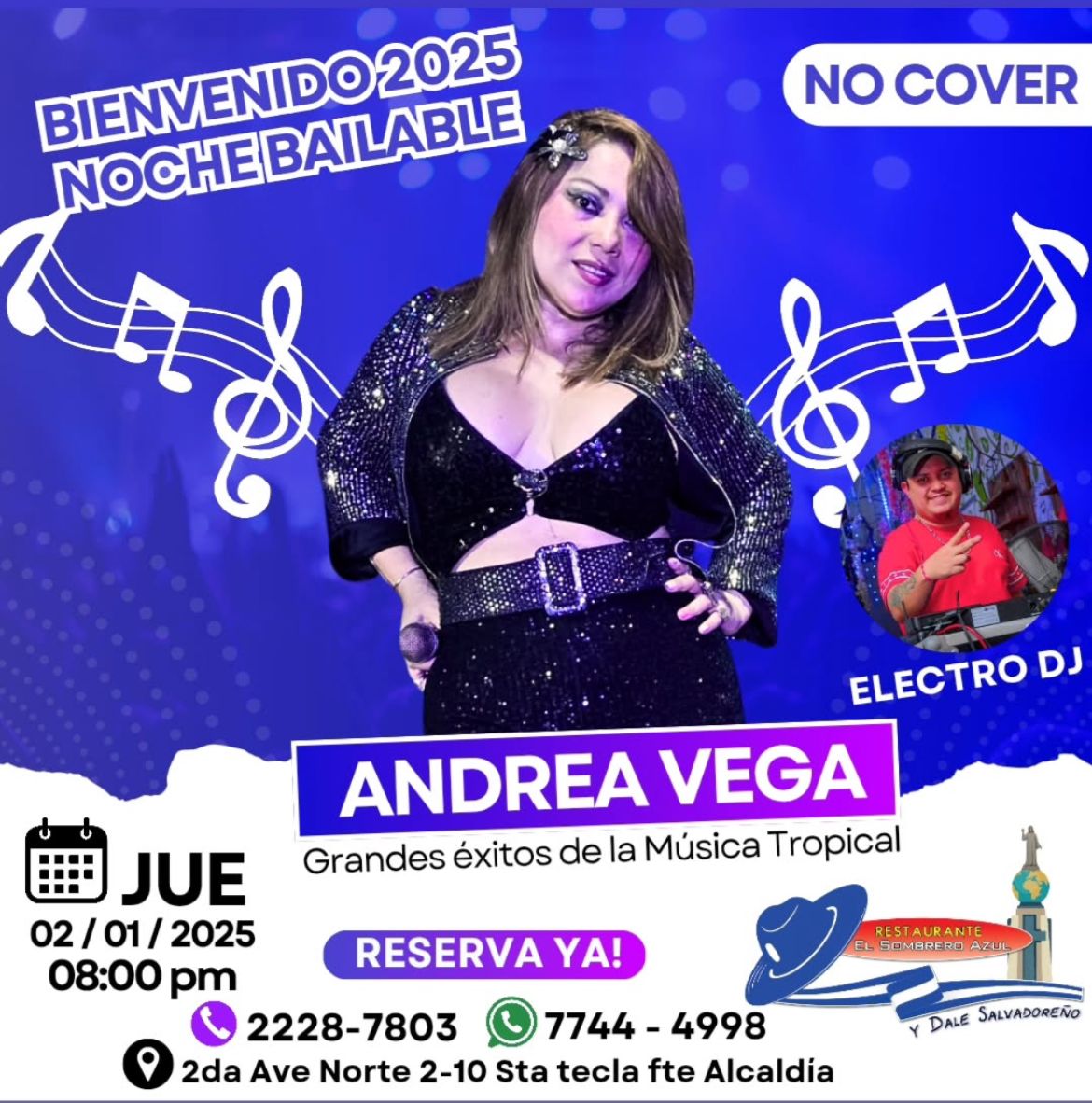 Música Tropical Con Andrea Vega