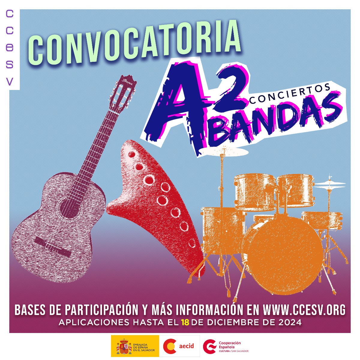 Convocatoria de la segunda banda en conciertos