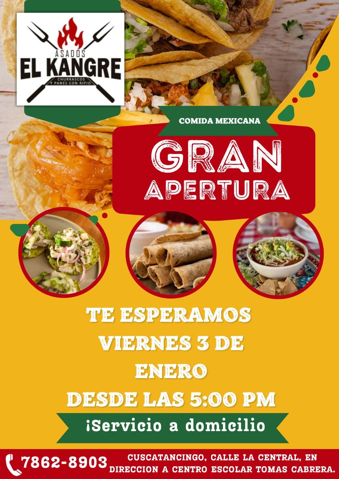 Gran Apertura de Asados el Kangre 