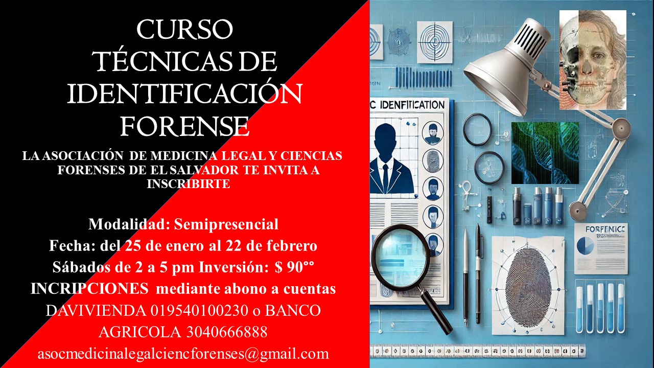 Curso en Tecnicas de Identificación Forense 