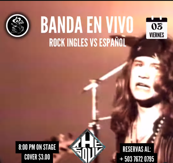 NOCHE DE ROCK EN INGLÉS VS ROCK EN ESPAÑOL
