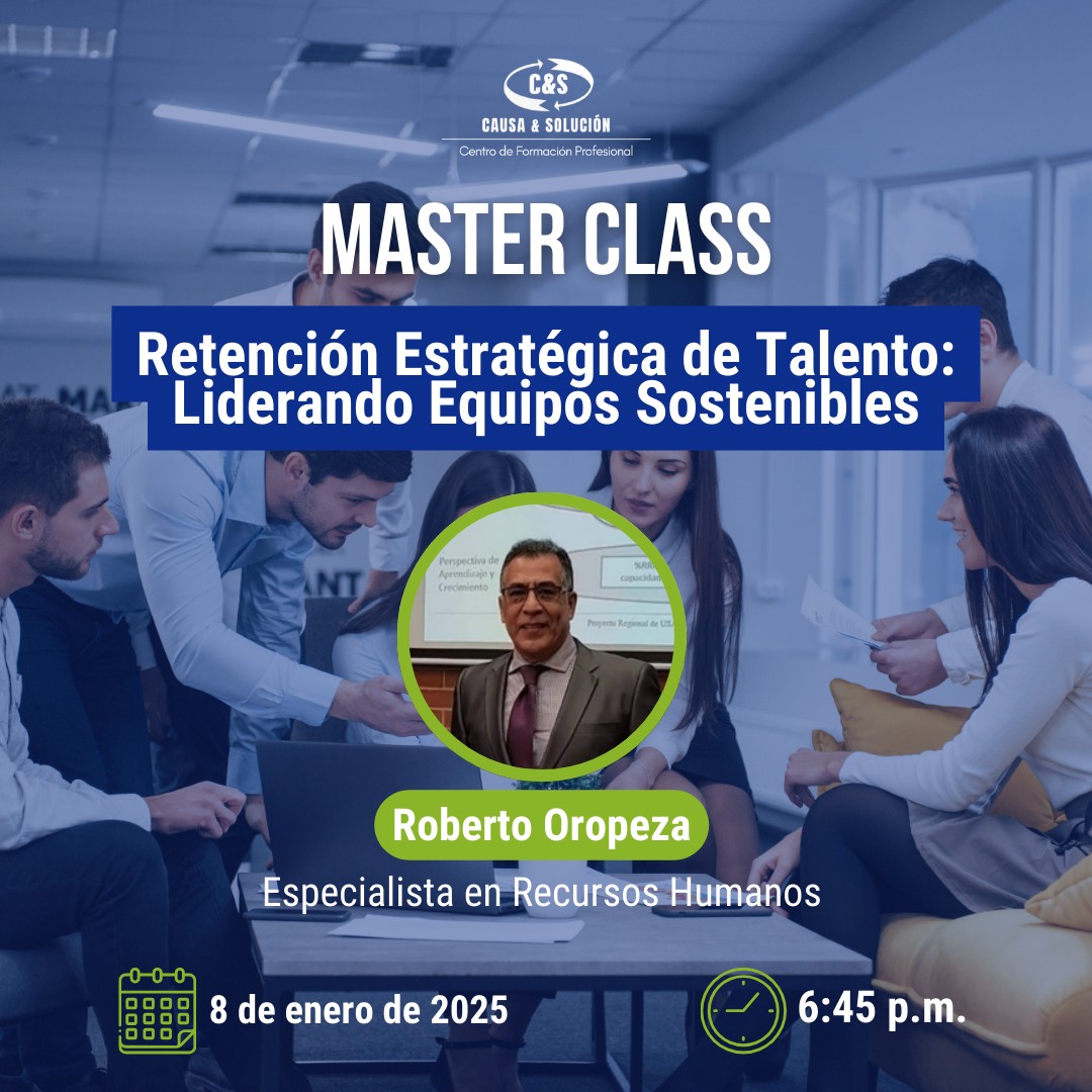 Master Class  Retención Estratégica de Talento: Liderando Equipos Sostenibles 