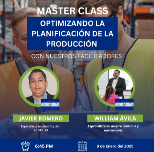 Master Class: Optimizando la Planificación de la Producción 
