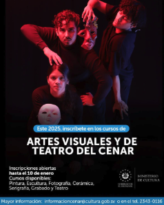 Curso de fotografía, cerámica o teatro.
