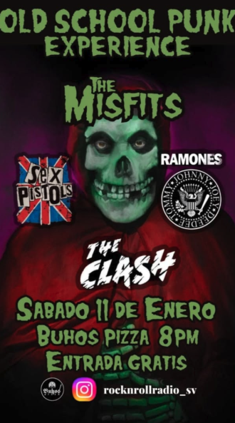 OLD SCHOOL PUNK EXPIRIENCE : THE CLASH/MISFITS/ RAMONES/ SEX PISTOLS